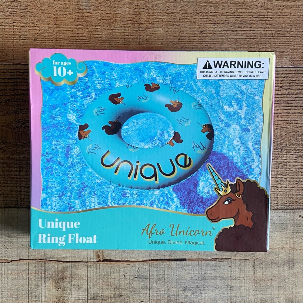 Afro Unicorn Unique Ring Float